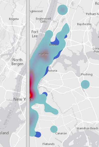 heat map layers